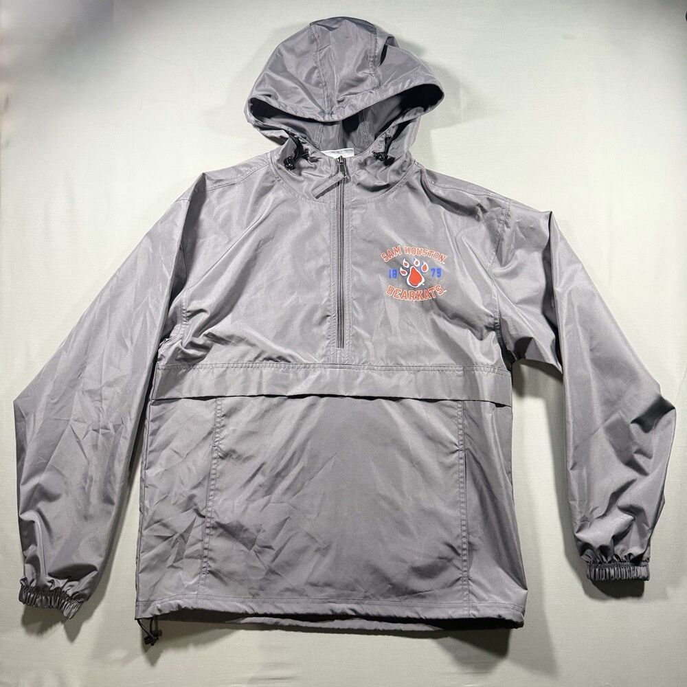 Sam Houston State University Rain/wind Jacket. Size Small By Champion
